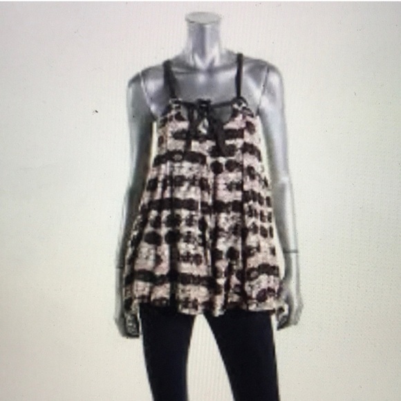 Free People Jump On It Camo Dress Jumper in cream combo print Large - Picture 9 of 10